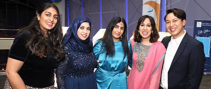 RCGP members in different cultural dress